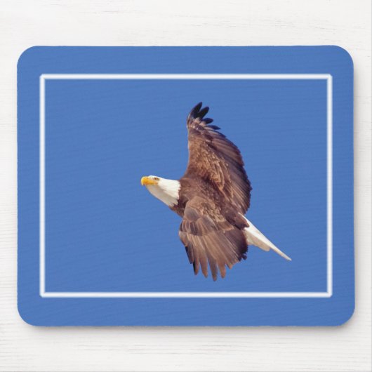 空に禿げたワシの目 マウスパッド (正面)