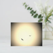 空に舞い上がる鳥 ポストカード (スタンド正面)