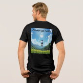空に舞うアニメTシャツ トライブレンドTシャツ (裏面全面)