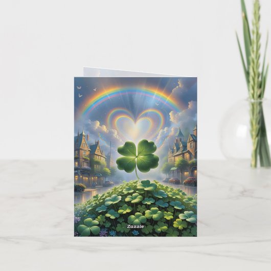 空に虹を持つ村のシャムロック シーズンカード (裏面)