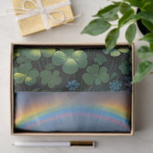 空に虹を持つ村のシャムロック 薄葉紙 (ギフト)