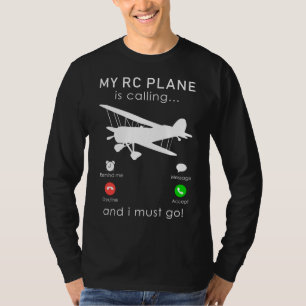 空に行く:私のRC-飛行機は呼び出し、私はMu Tシャツ