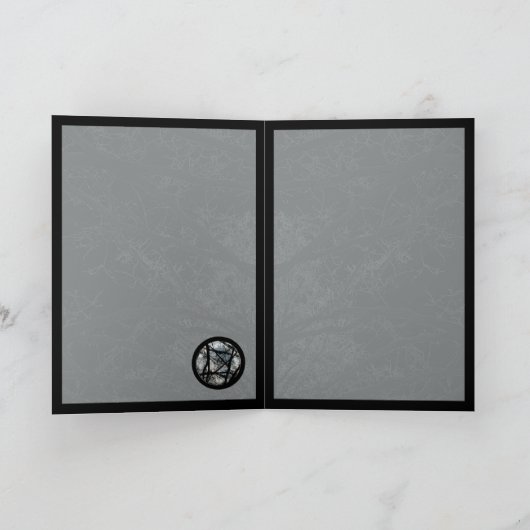 空に見て下さい カード (内部)