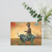 "空に飛ぶのを待って" ポストカード (スタンド正面)