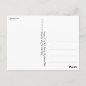 "空に飛ぶのを待って" ポストカード (裏面)