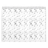 空に鳥飛んでいるの群れ。 カレンダー (カバー)