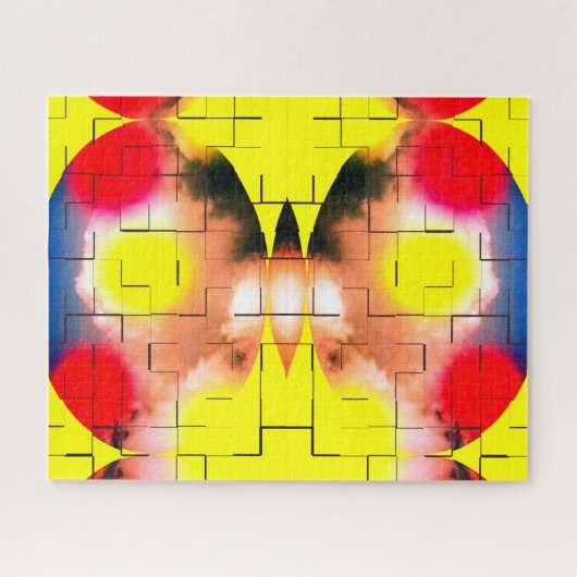 空のアートの照明 ジグソーパズル (横)