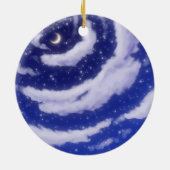 空のオーナメントの月 セラミックオーナメント (裏面)