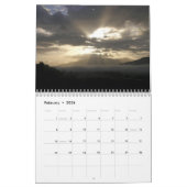 空のカレンダーの雲 カレンダー (2月 2026)