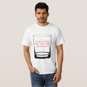 空のガラス、無限の機会Tシャツ Tシャツ (正面フル)