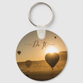 空のキーチェーン内の熱気球 キーホルダー (正面)