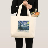 空のギフトのアイディアのPi ラージトートバッグ (正面(商品))