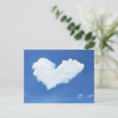 空のクラウドハート ポストカード (スタンド正面)