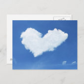空のクラウドハート ポストカード (正面/裏面)