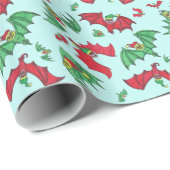 空のクリスマスのラッピングペーパーの帽子のこうもり ラッピングペーパー (ロールコーナー)