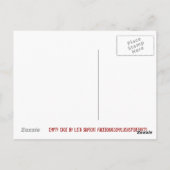 空のケージ解剖学の鳥のハート超現実的なホラーアート ポストカード (裏面)