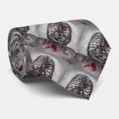 空のケージ解剖学リブハートシュールレアリスムホラー ネクタイ (ロール)