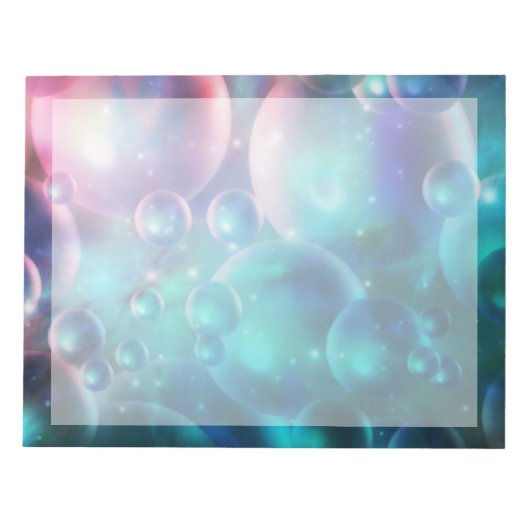 空のストリームのメモ帳を下へ ノートパッド (正面)