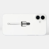 空のスポイトピペット Case-Mate iPhoneケース (裏面 (横))