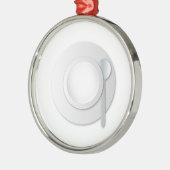 空のスープ入れ メタルオーナメント (左)