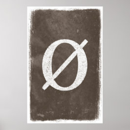 空のセットアート – 数式ポスター ポスター