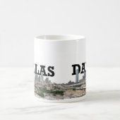 空のダラスとのダラスのスカイライン コーヒーマグカップ (中央)