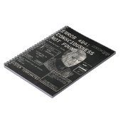 空のテクノ – ブルタリストストリートウェアDesgin ノートブック (左側)