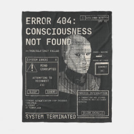 空のテクノ – ブルタリストストリートウェアDesgin フリースブランケット