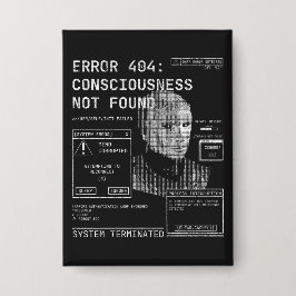 空のテクノ – ブルタリストストリートウェアDesgin 缶バッジ