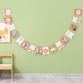 空のデザートの誕生日の写真の甘い夢 バンティングフラッグ