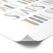 空のニュートラルな星 外部空間 子供部屋 ポスター (角)