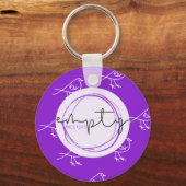 空のネスタースキーチェーン キーホルダー (正面)