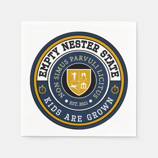 空のネスター州 – 子供が育つ – ナプキンス スタンダードカクテルナプキン (正面)
