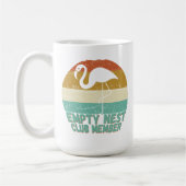 空のネストクラブ誇りを持った新会員 コーヒーマグカップ (左)