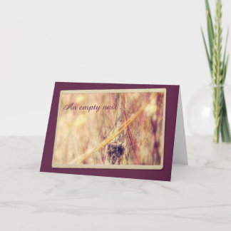 空のネスト勇気付けられる カード