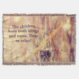 空のネスト勇気付けられる スローブランケット