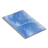 空のノート-これはあなたのようです ノートブック (右側)