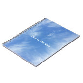 空のノート-これはあなたのようです ノートブック (左側)