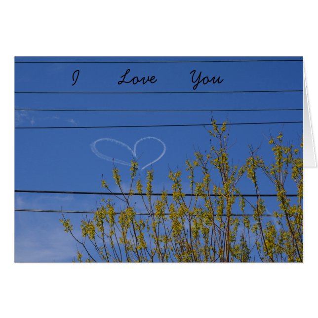 空のハート (正面横)