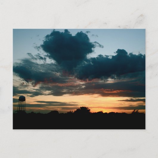 空のハート ポストカード (正面)