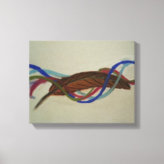 空のバイビンの要素 キャンバスプリント (正面)