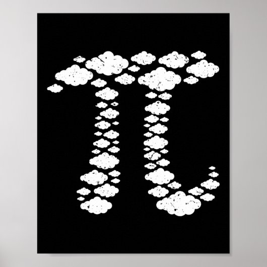空のパイ。Pi 3.14。パイ日付3.14.パイの日おもしろい ポスター (正面)