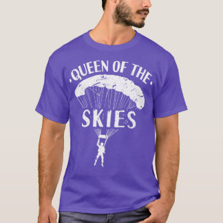 空のパラシュートの Tシャツ
