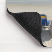 空のビーチチェア マウスパッド (コーナー)