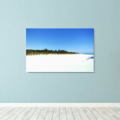 空のビーチ キャンバスプリント (インサイチュ (ウッドフロア))
