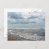 空のビーチ ポストカード (正面/裏面)