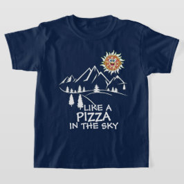 空のピザのように Tシャツ
