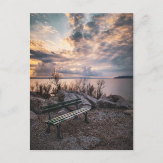 空のベンチ ポストカード