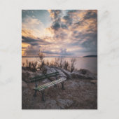 空のベンチ ポストカード (正面)