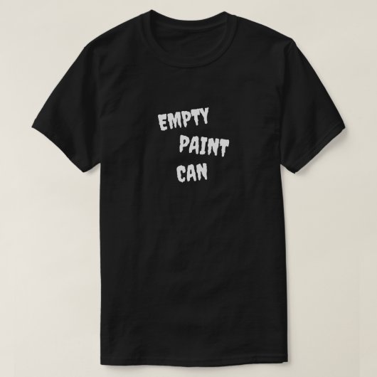 空のペンキ缶 Tシャツ (デザイン正面)